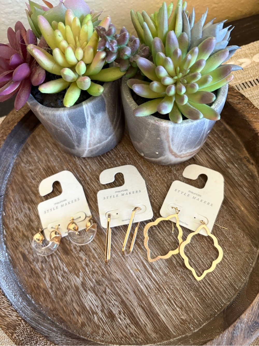 Maurice’s gold tone earrings bundle